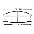 Тормозная система D363 16 05 825 1605827 1605916 для Ford Тормозная колодка